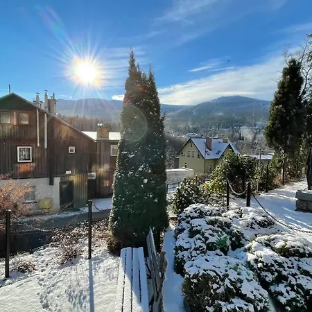 Dziki Apartament Panorama Gor, Duzy Taras Z Widokiem Na Gory Szklarska Poręba Esterno foto